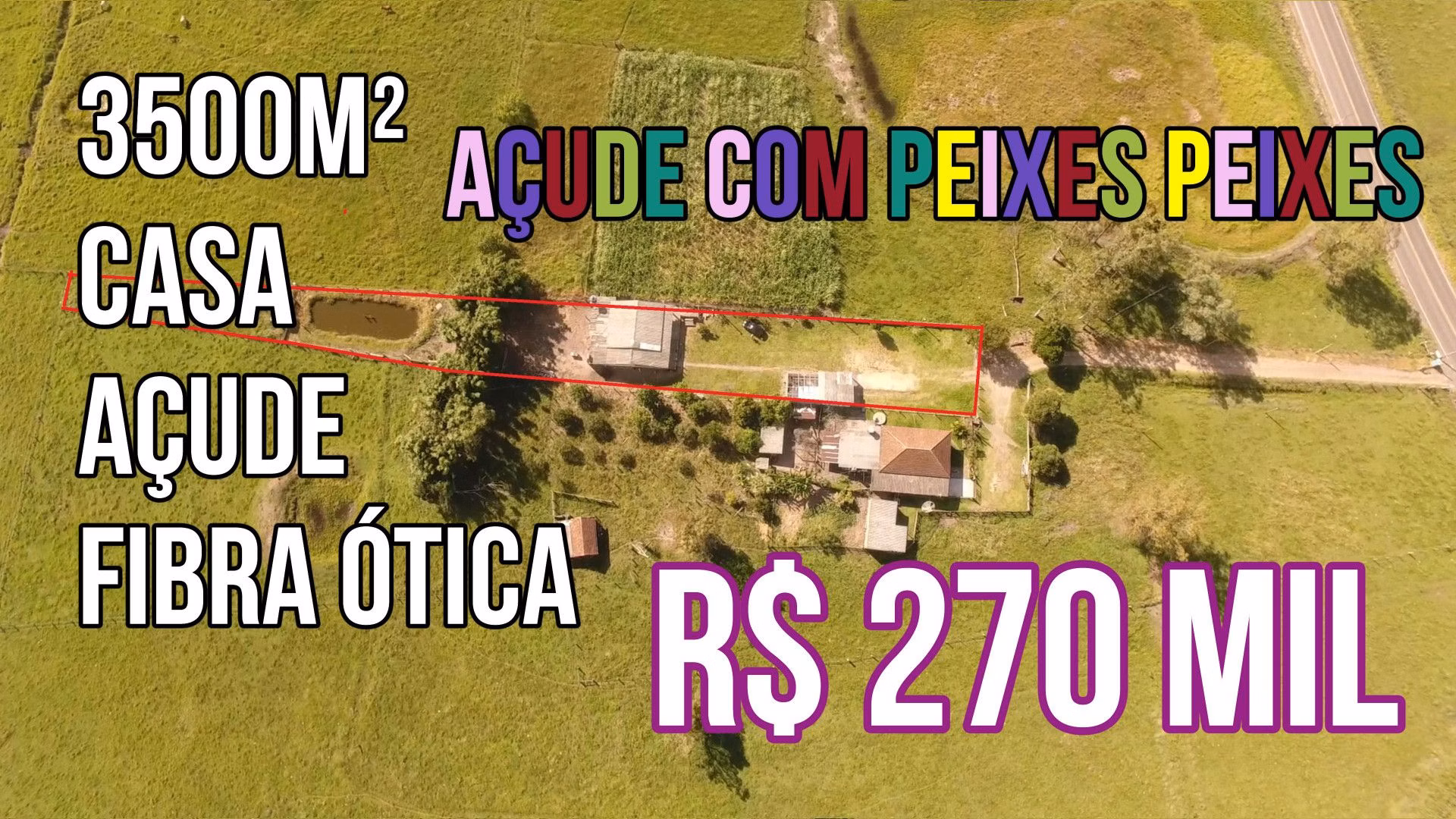 Chácara de 3.400 m² em Santo Antônio da Patrulha, RS