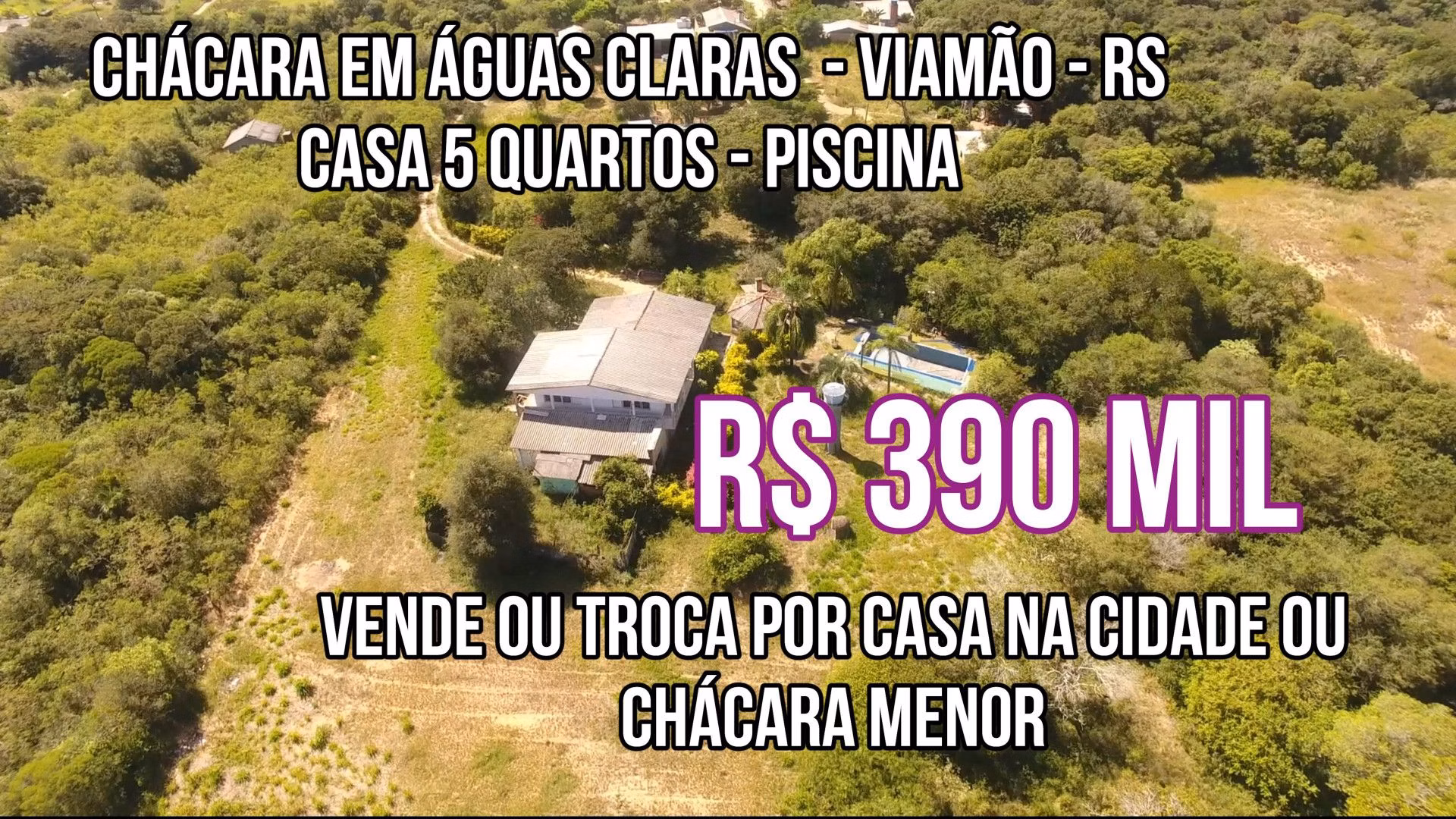 Country home of 5 acres in Viamão, RS, Brazil