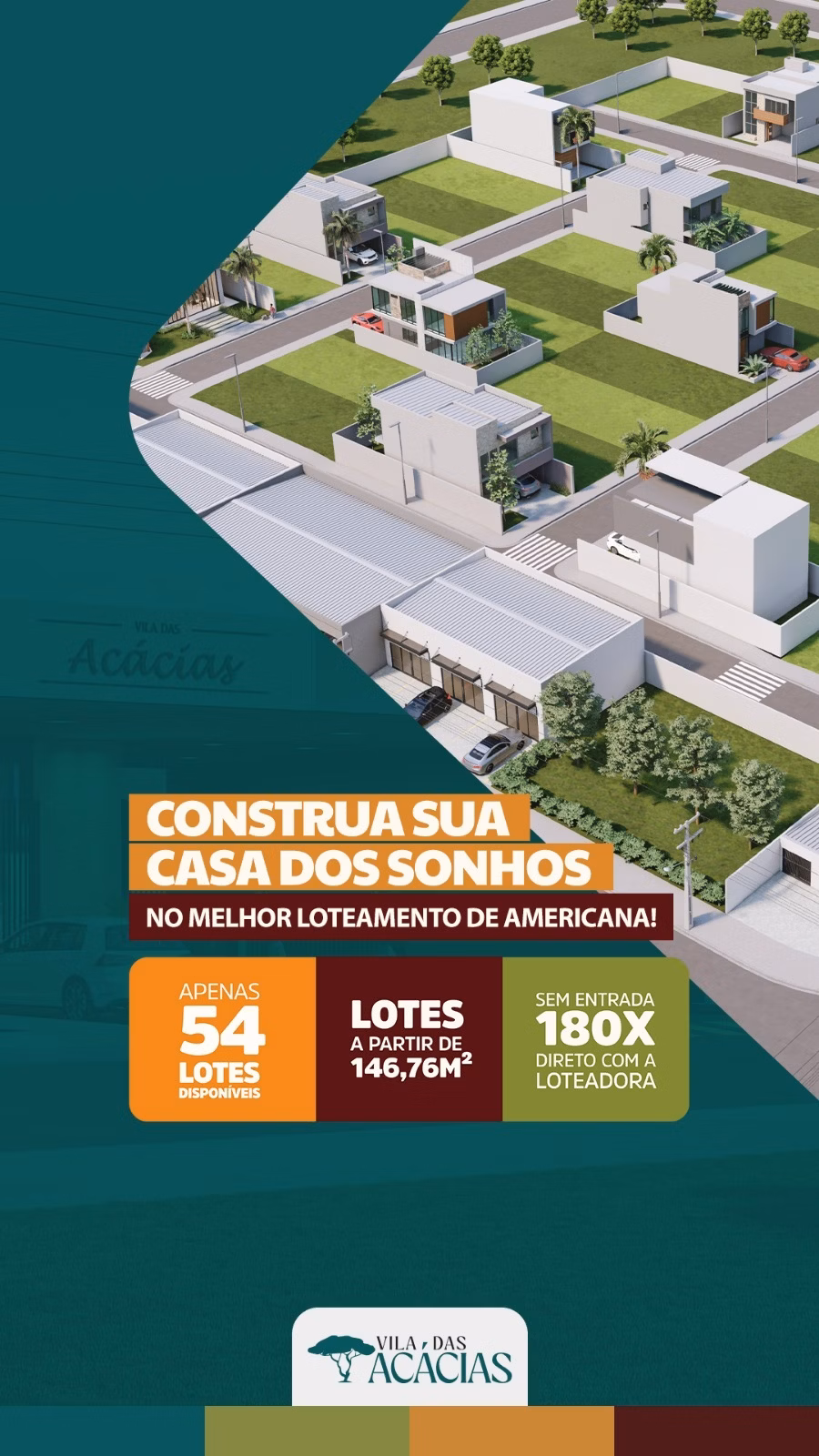 Terreno de 146 m² em Americana, SP