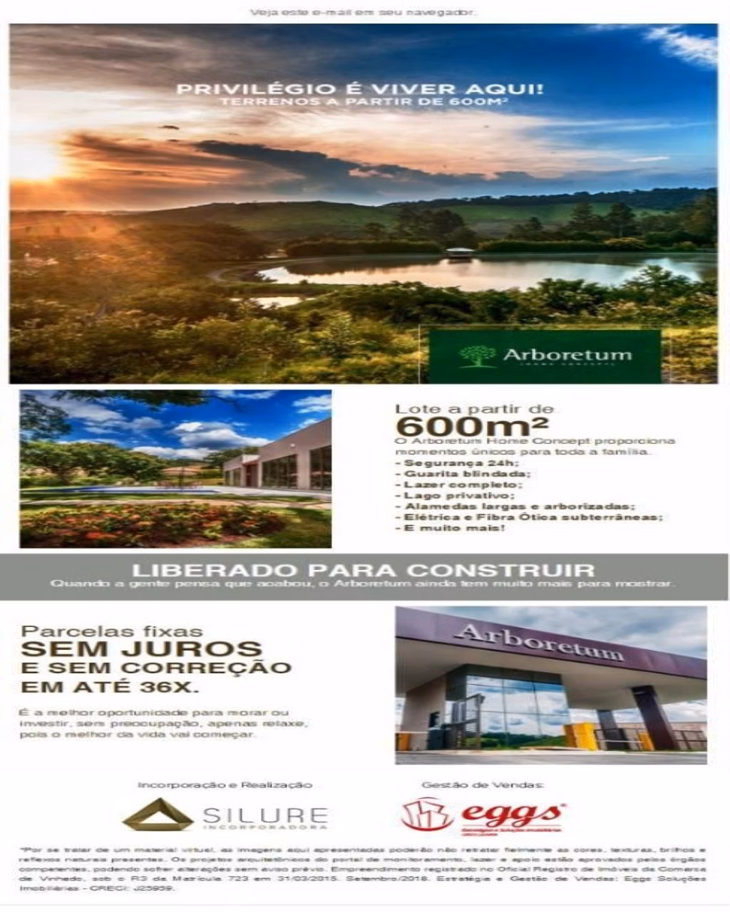 Plot of 600 m² in Vinhedo, SP, Brazil