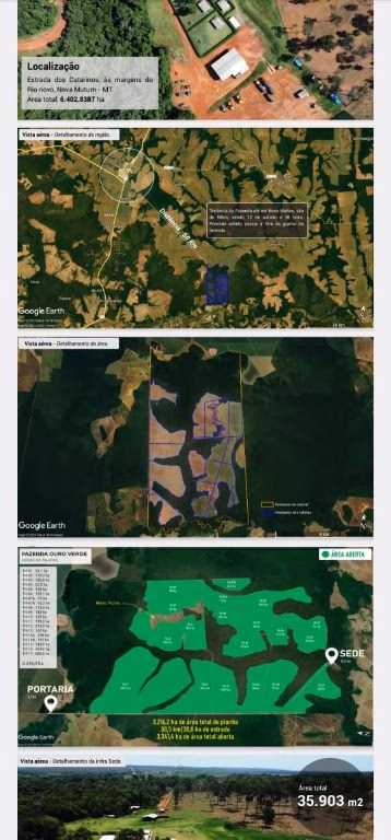 Fazenda de 6.400 ha em Nova Mutum, MT