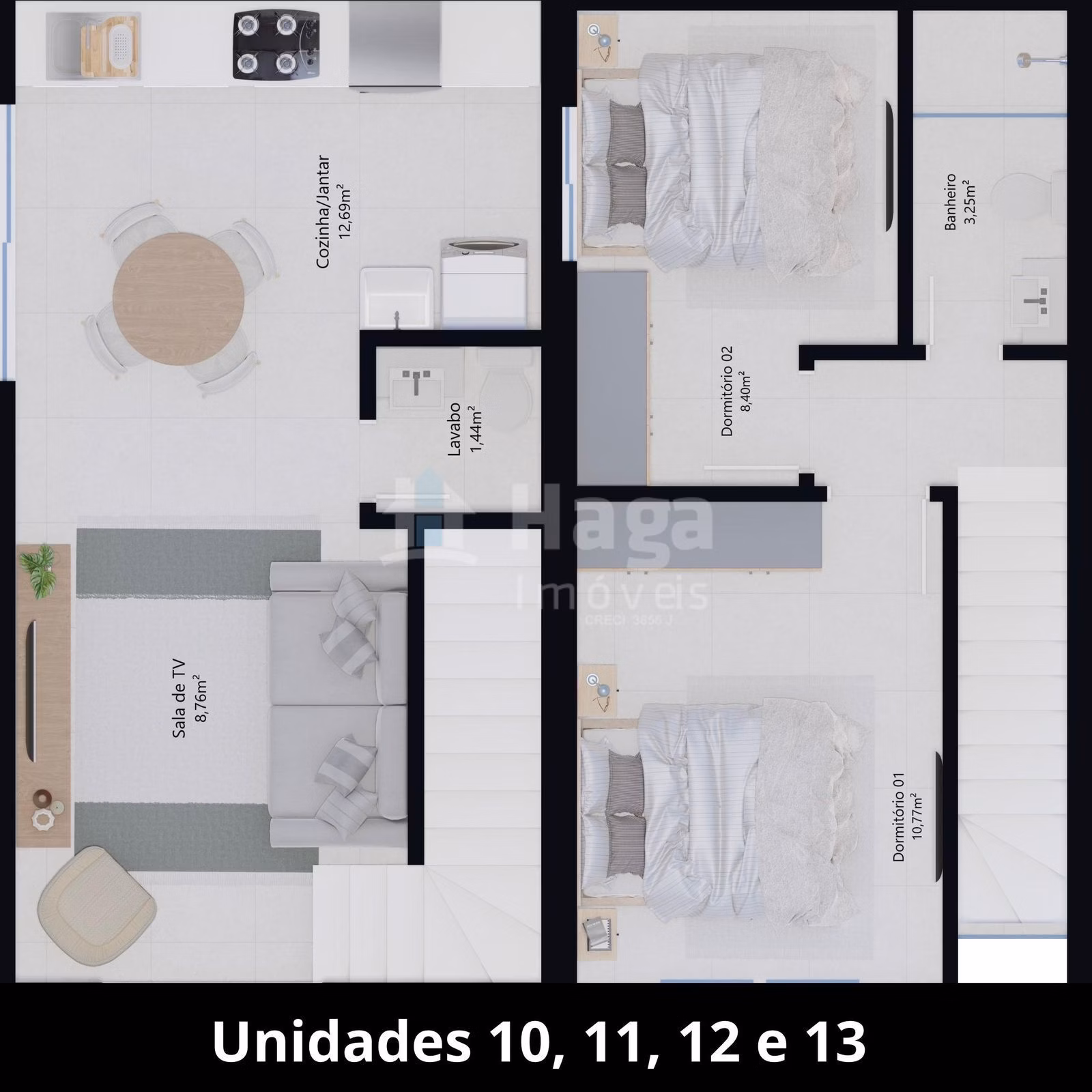 Casa de 64 m² em Brusque, SC