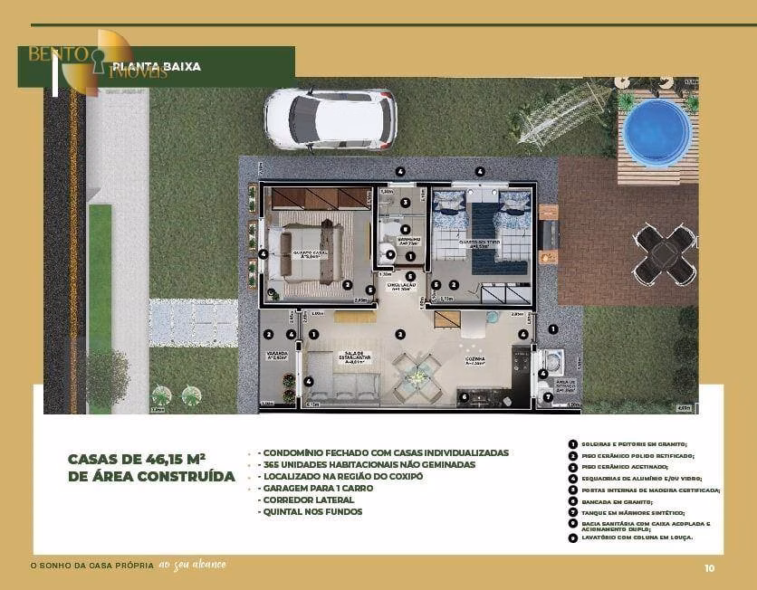 House of 135 m² in Cuiabá, MT, Brazil
