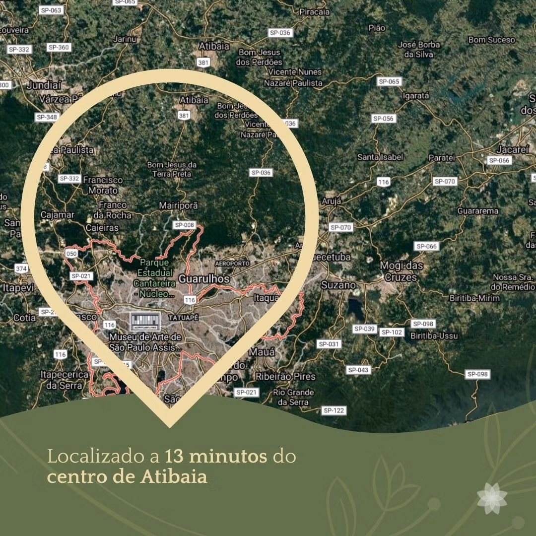 Plot of 250 m² in Atibaia, SP, Brazil