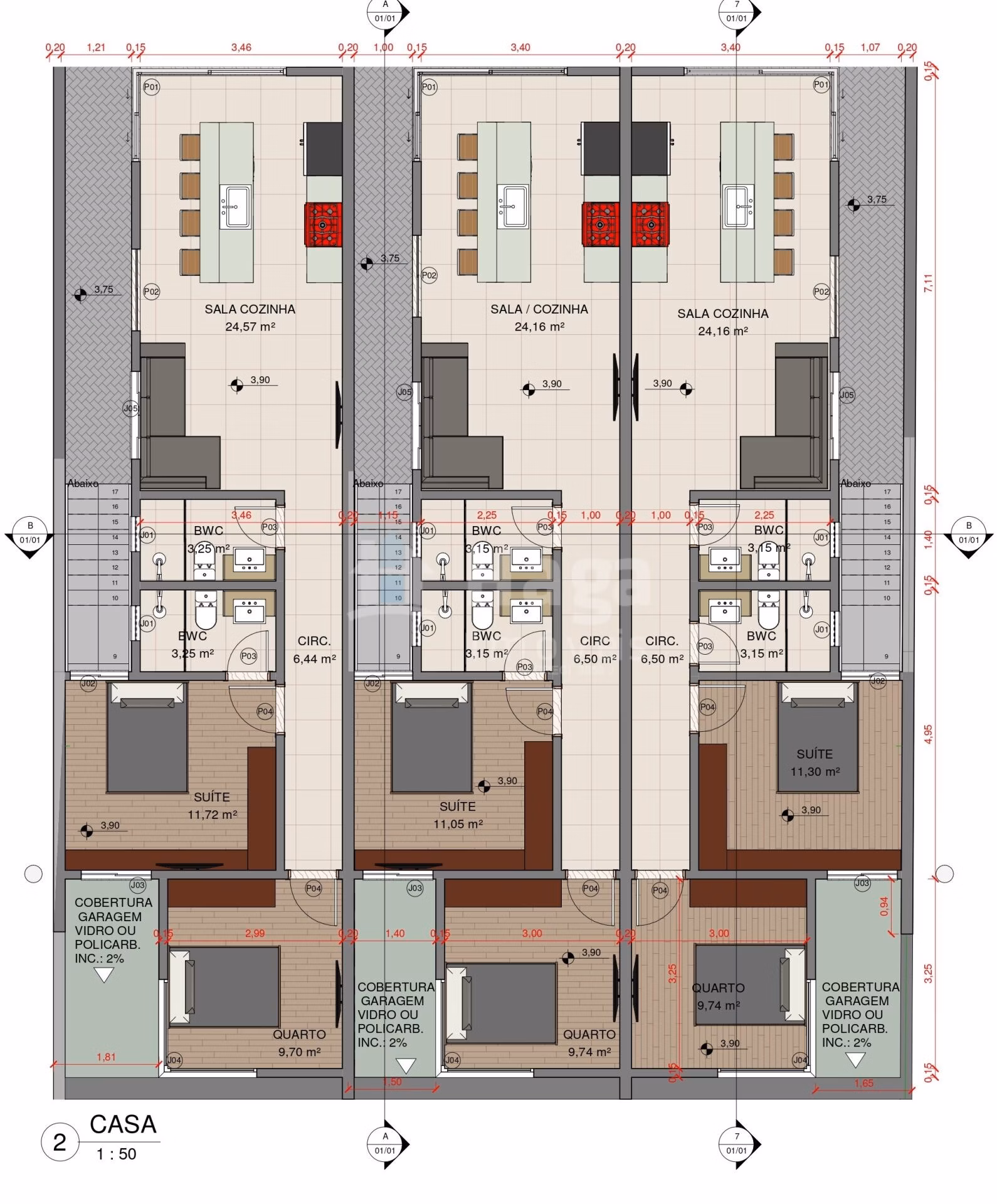 Casa de 98 m² em Brusque, SC