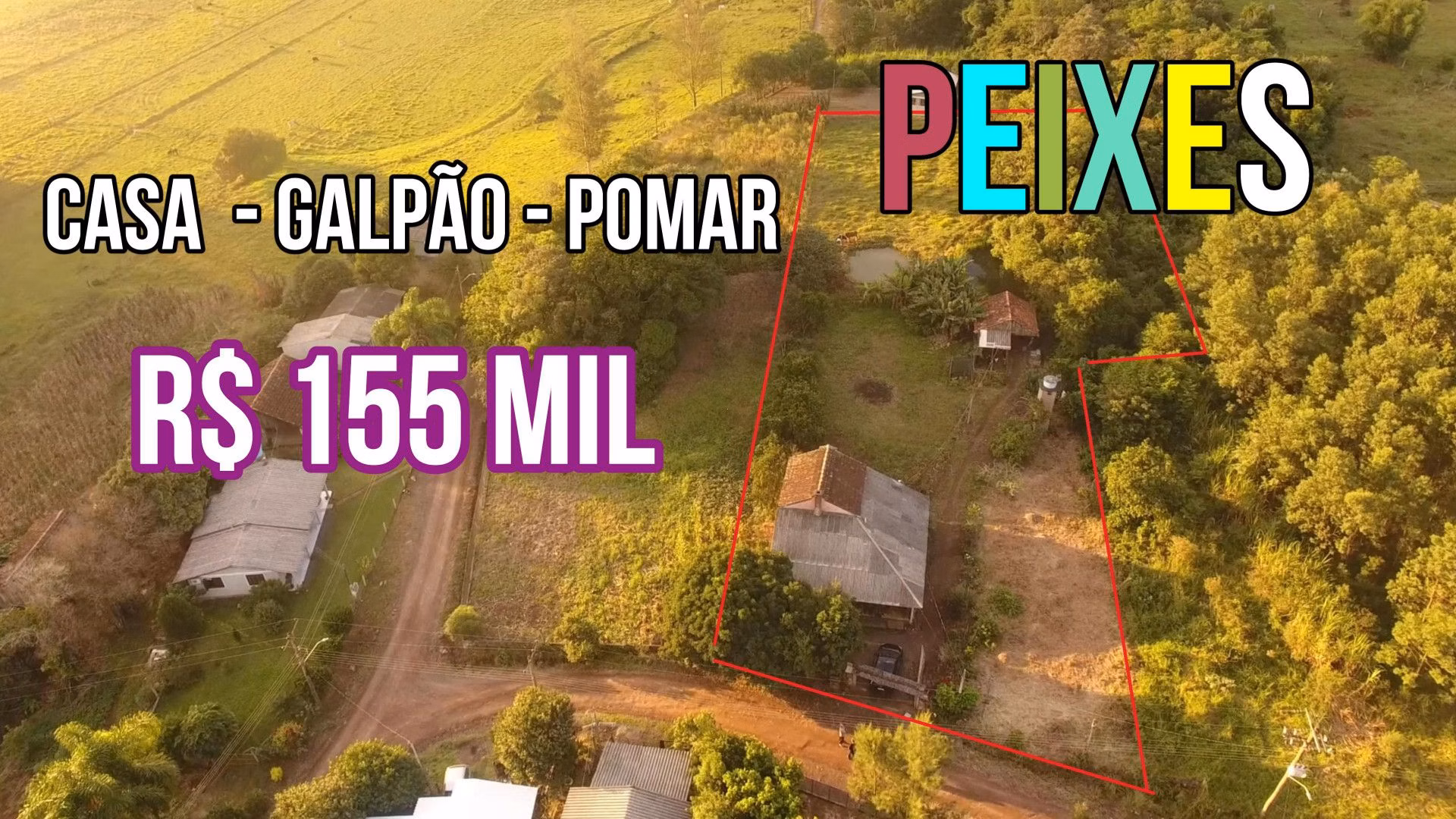 Chácara de 2.900 m² em Caraá, RS
