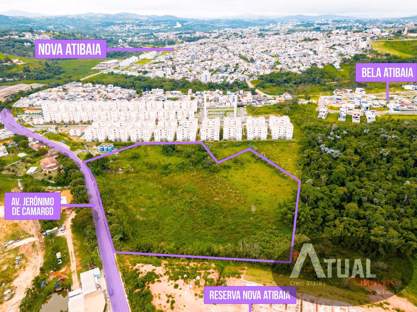 Terreno de 2 ha em Atibaia, SP