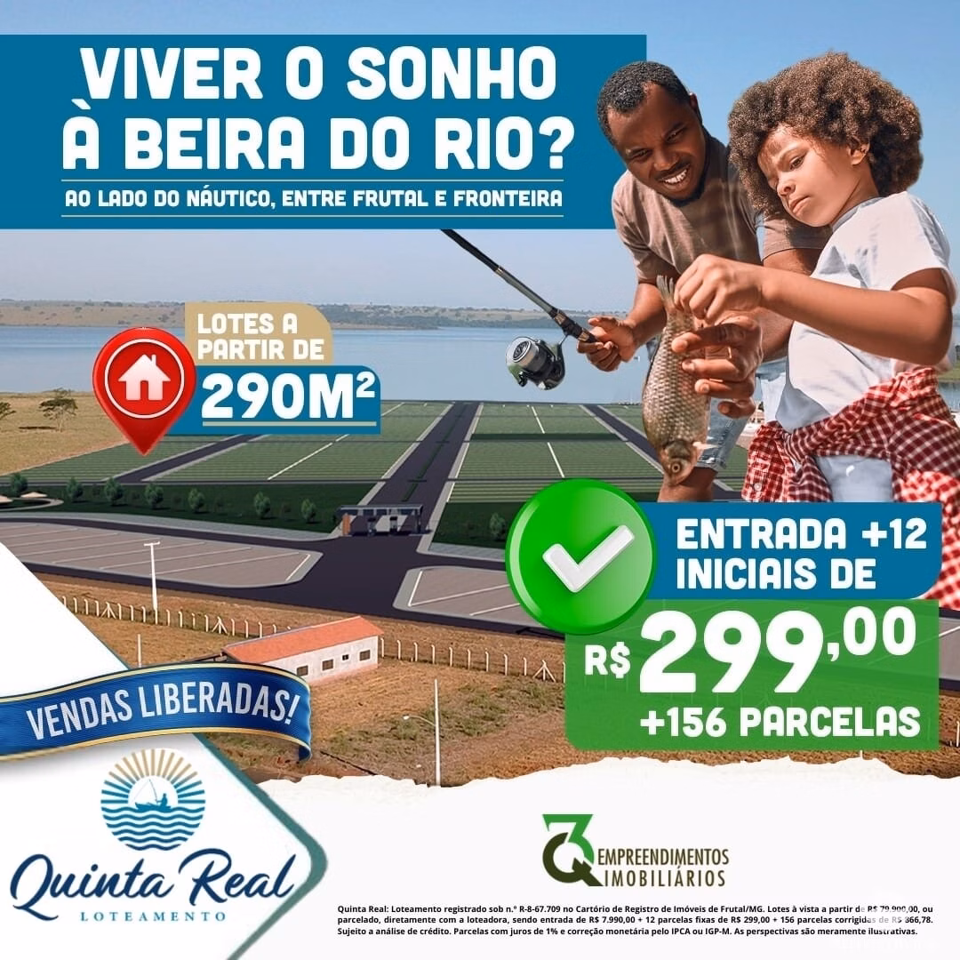 Terreno de 290 m² em Fronteira, MG