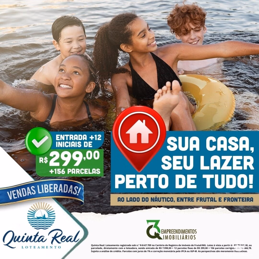 Terreno de 290 m² em Fronteira, MG