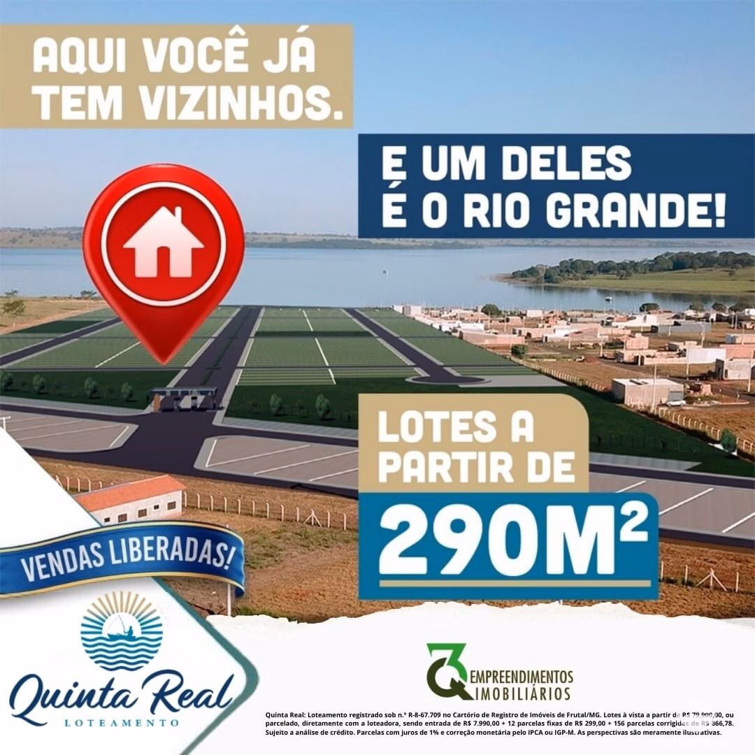 Terreno de 290 m² em Fronteira, MG