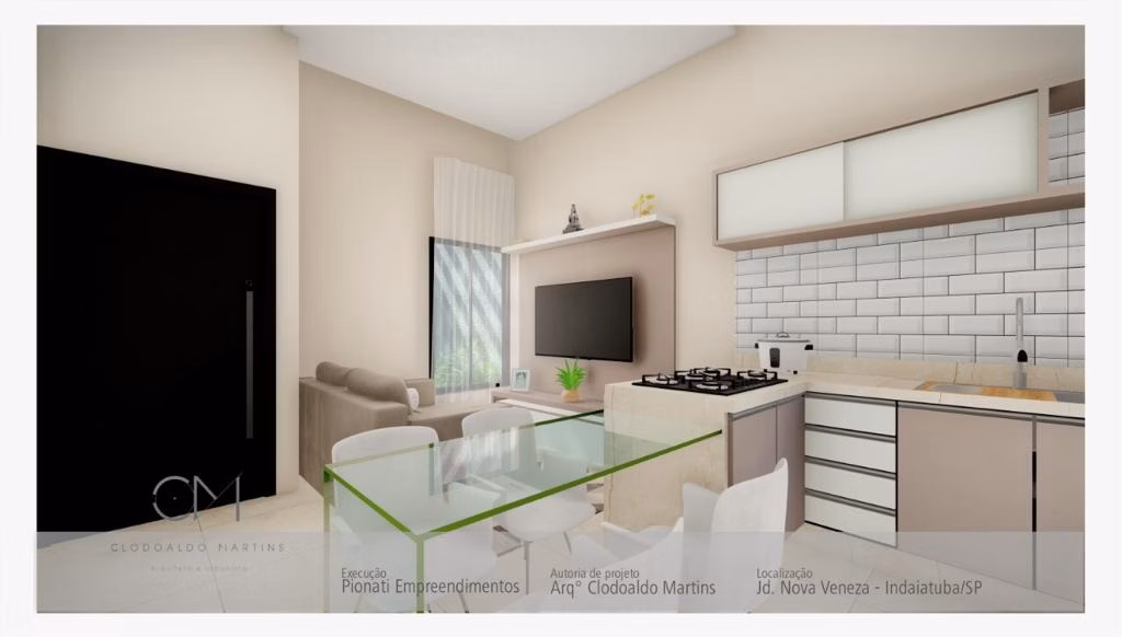 Casa de 75 m² em Indaiatuba, SP