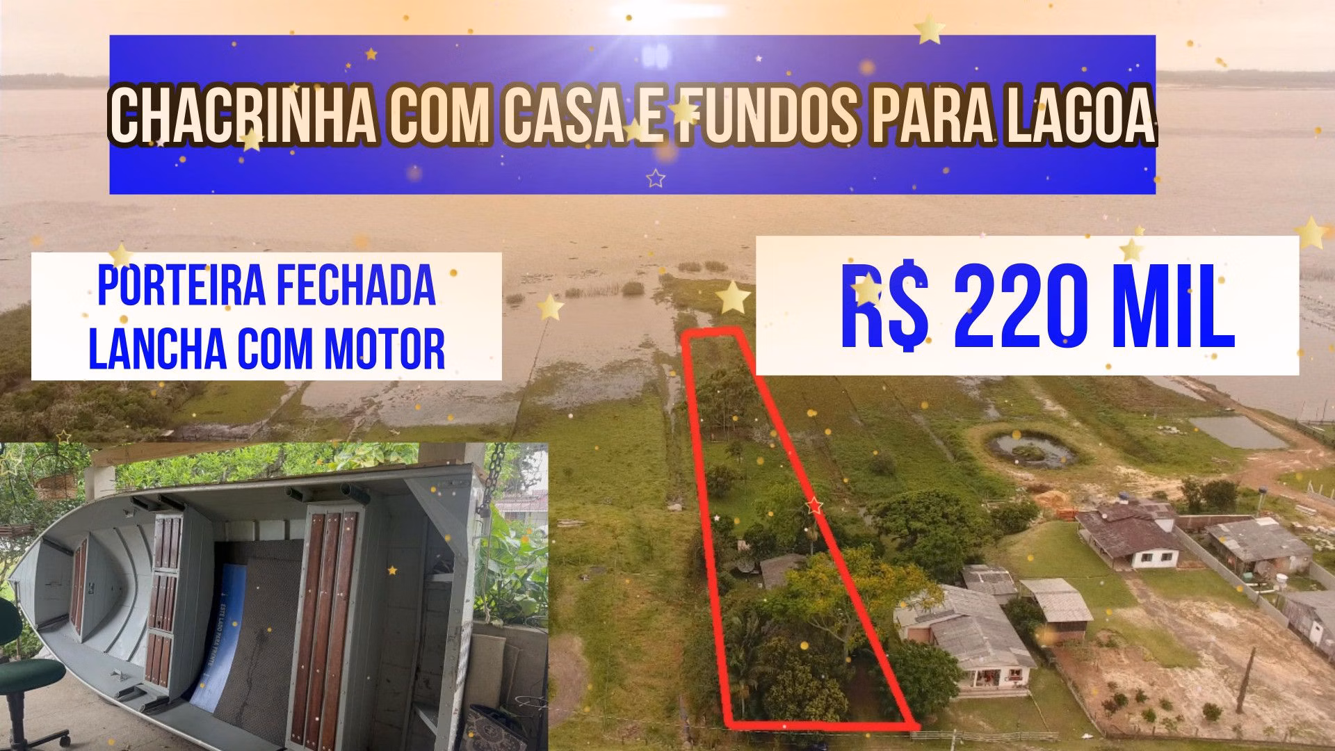 Chácara de 2.900 m² em Três Cachoeiras, RS