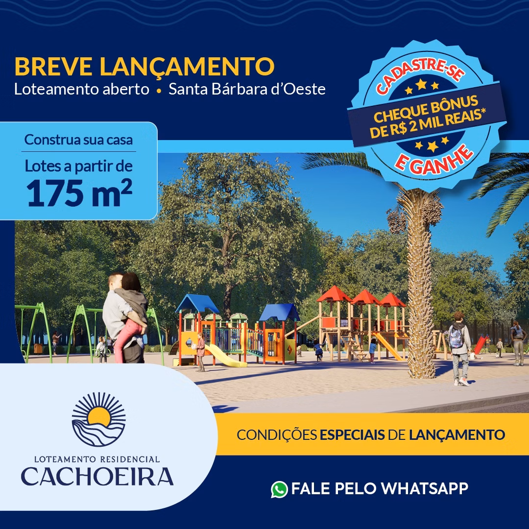 Terreno de 175 m² em Santa Bárbara d'Oeste, SP