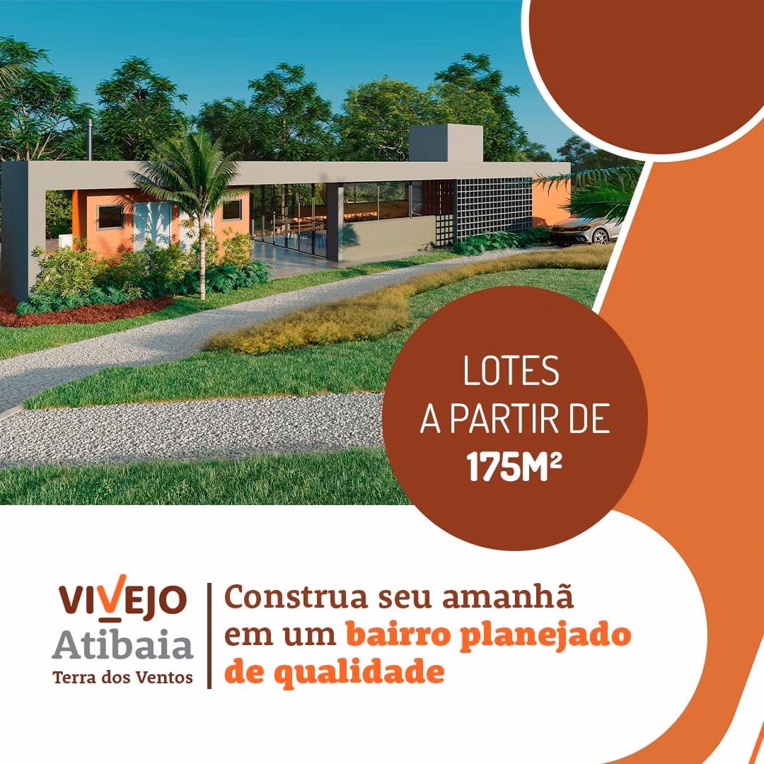 Terreno de 175 m² em Atibaia, SP