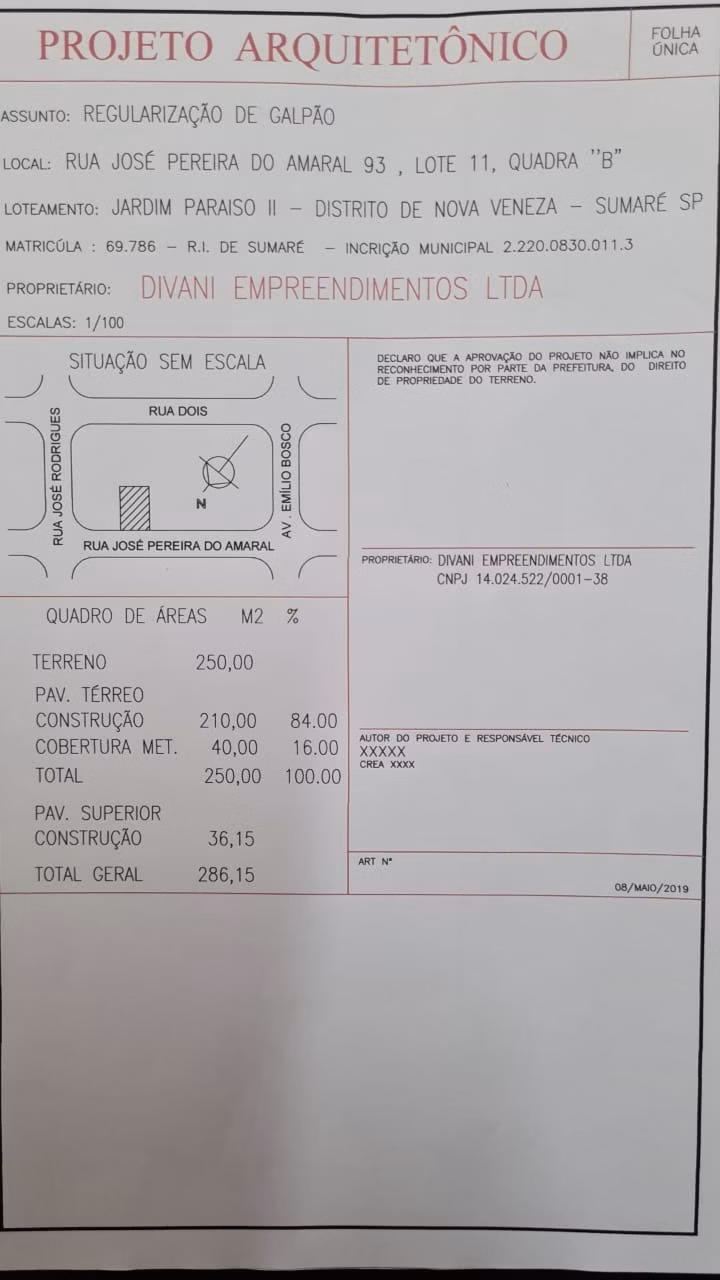 Comercial de 300 m² em Sumaré, SP