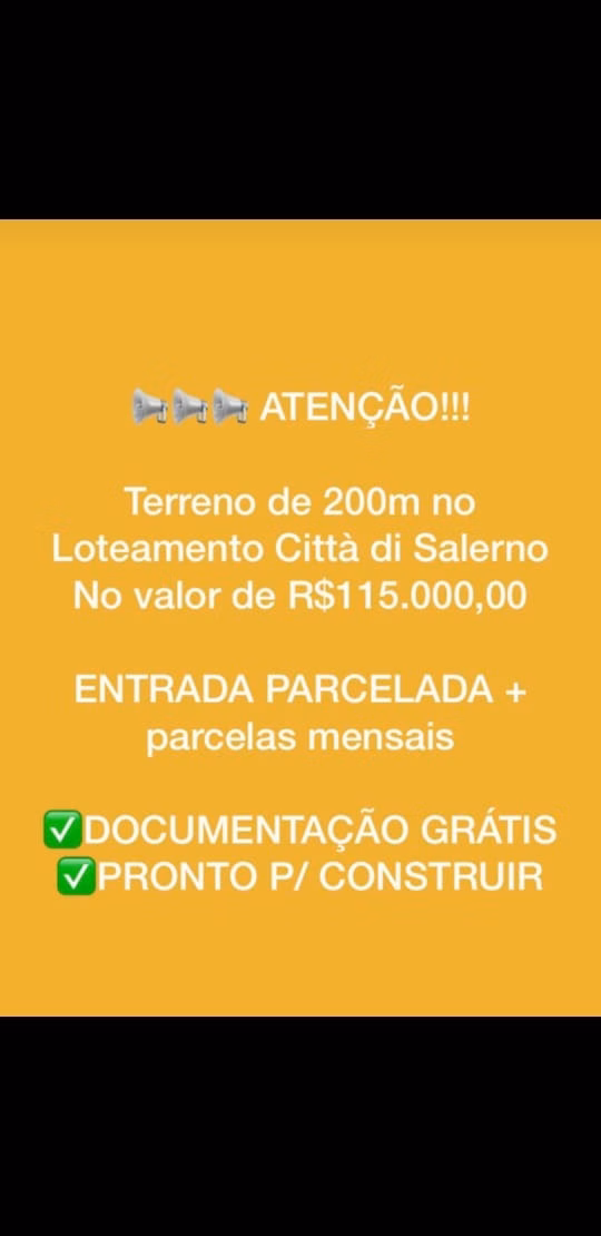 Terreno de 200 m² em Campinas, SP