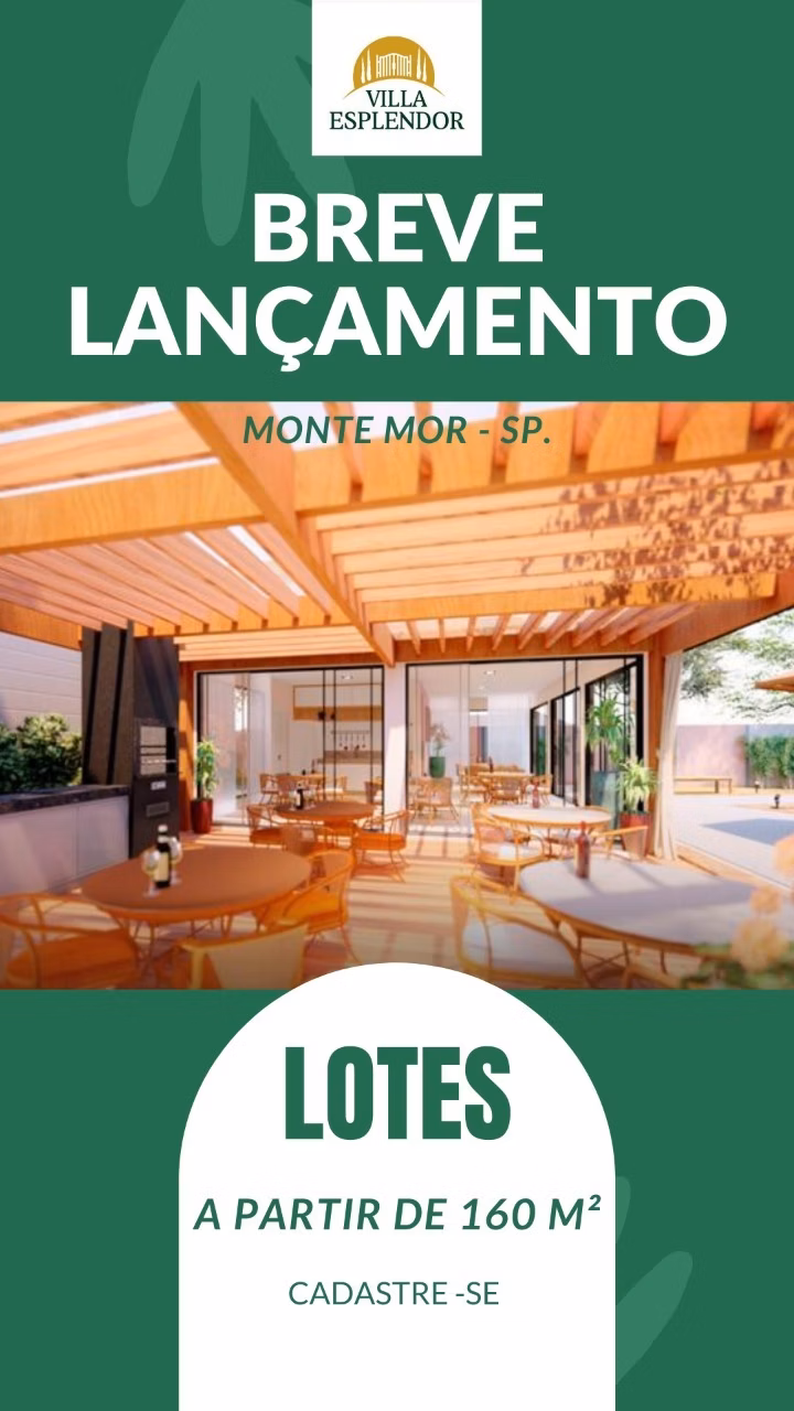 Terreno de 160 m² em Monte Mor, SP