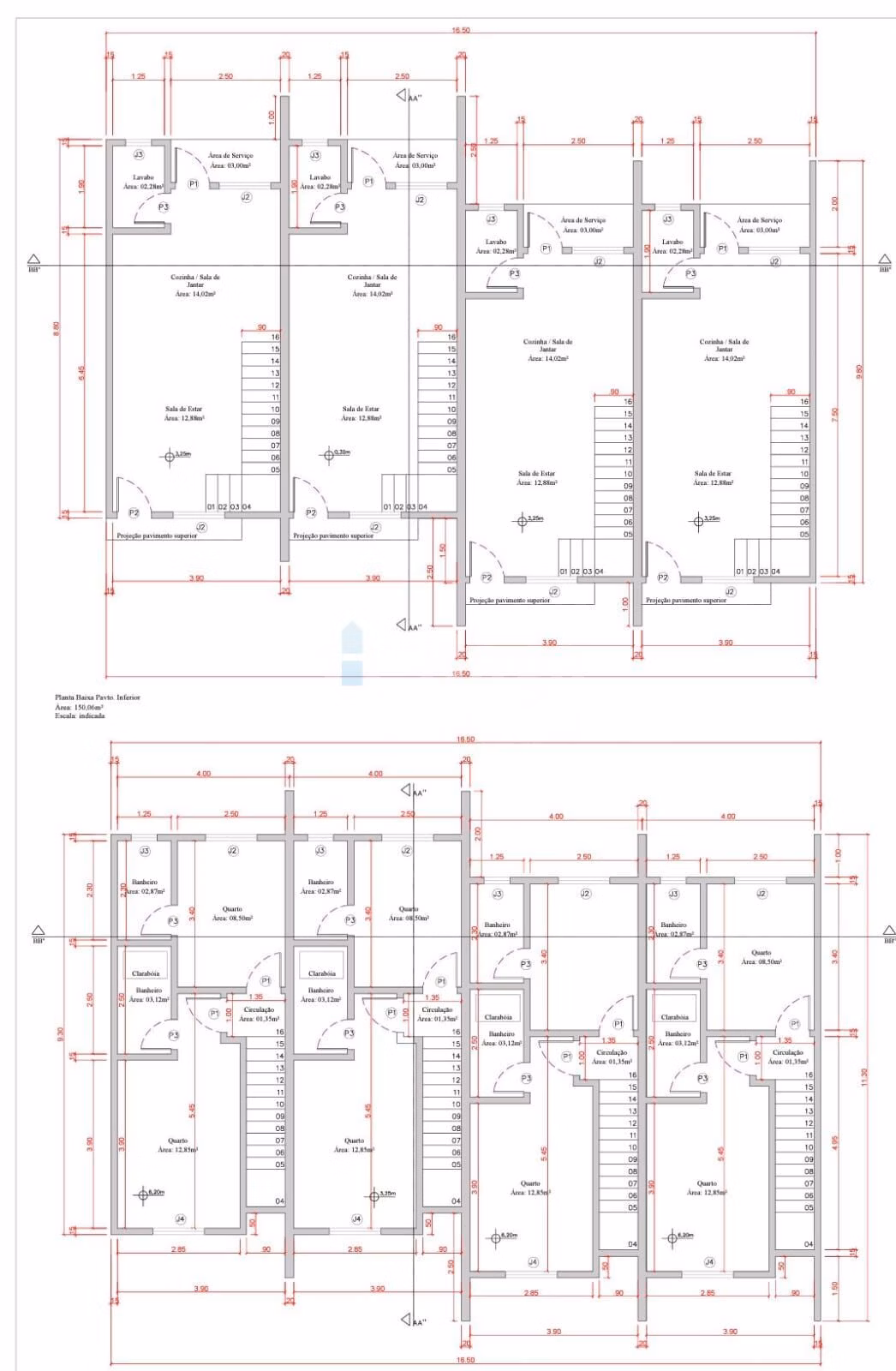 Casa de 80 m² em Brusque, SC