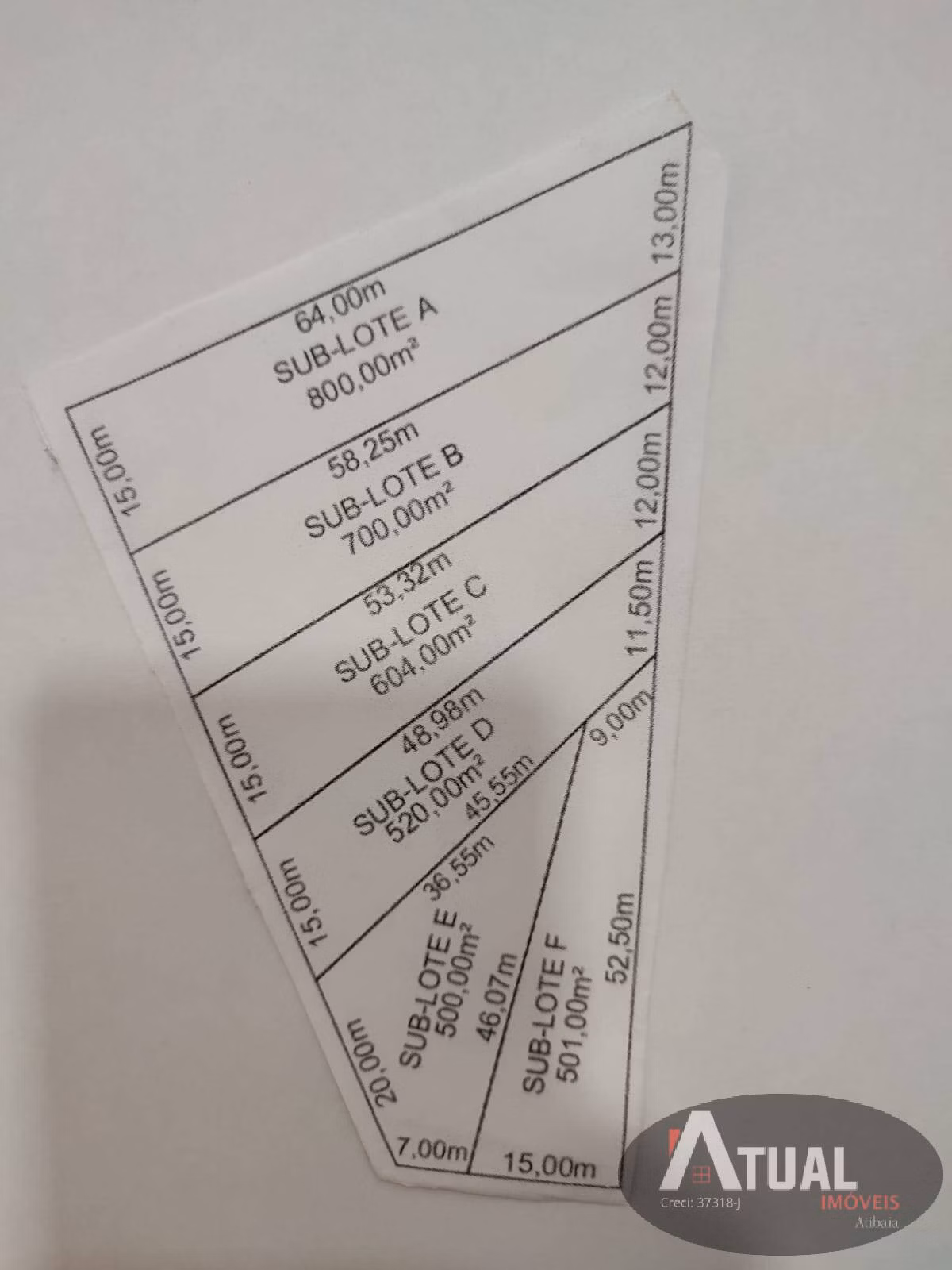 Plot of 500 m² in Atibaia, SP, Brazil