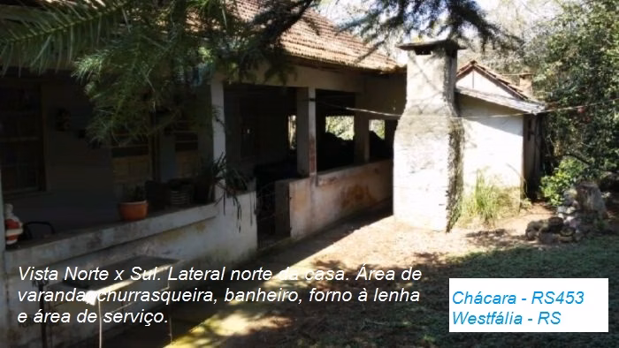Sítio de 12 ha em Westfália, RS