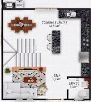 Casa de 87 m² em Brusque, SC