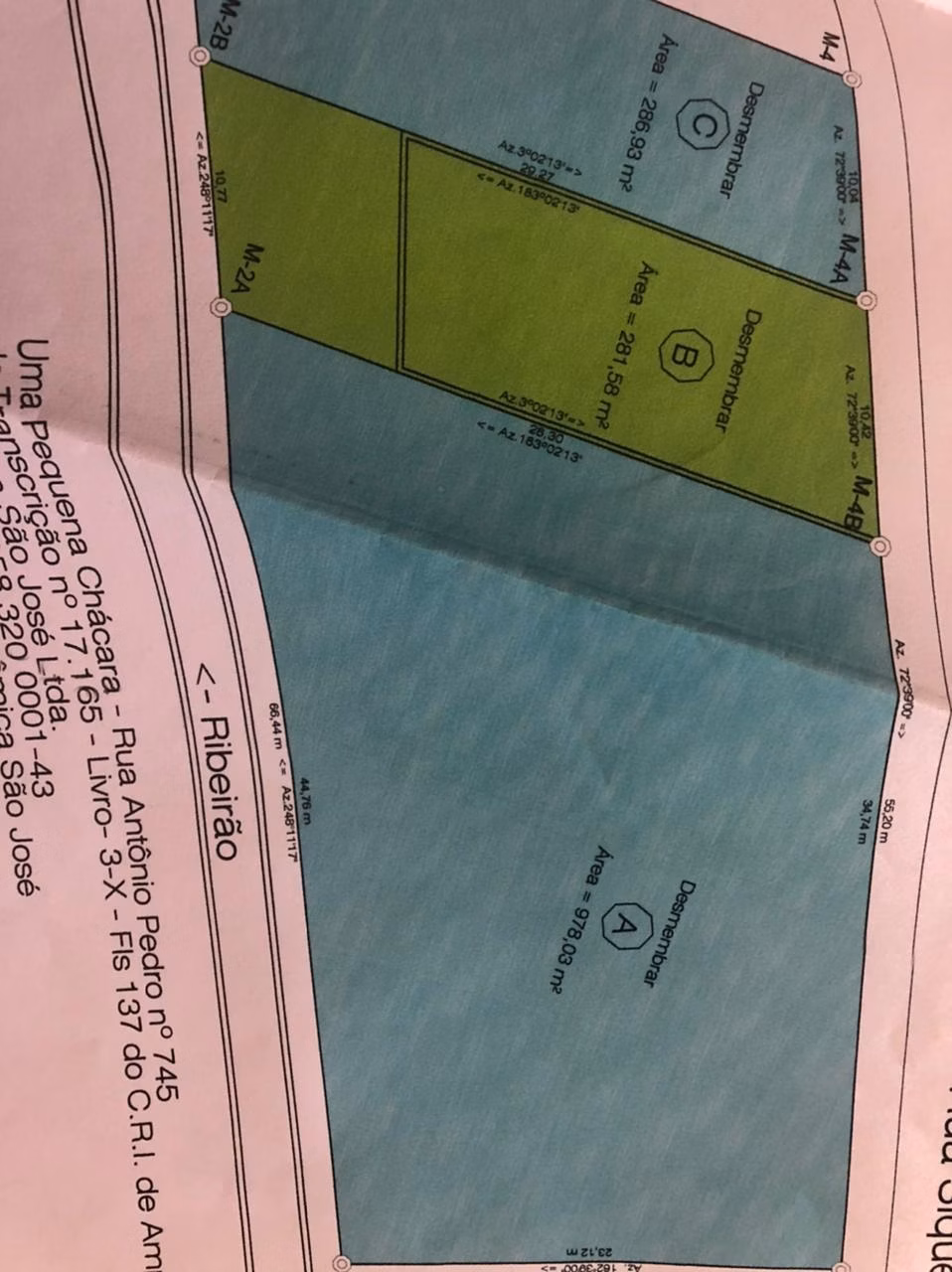 Plot of 978 m² in Pedreira, SP, Brazil