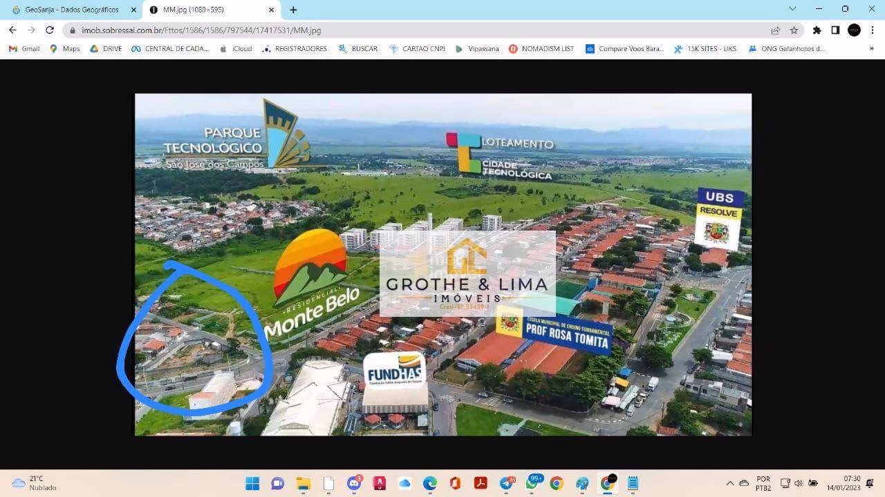 Terreno de 1.580 m² em São José dos Campos, SP