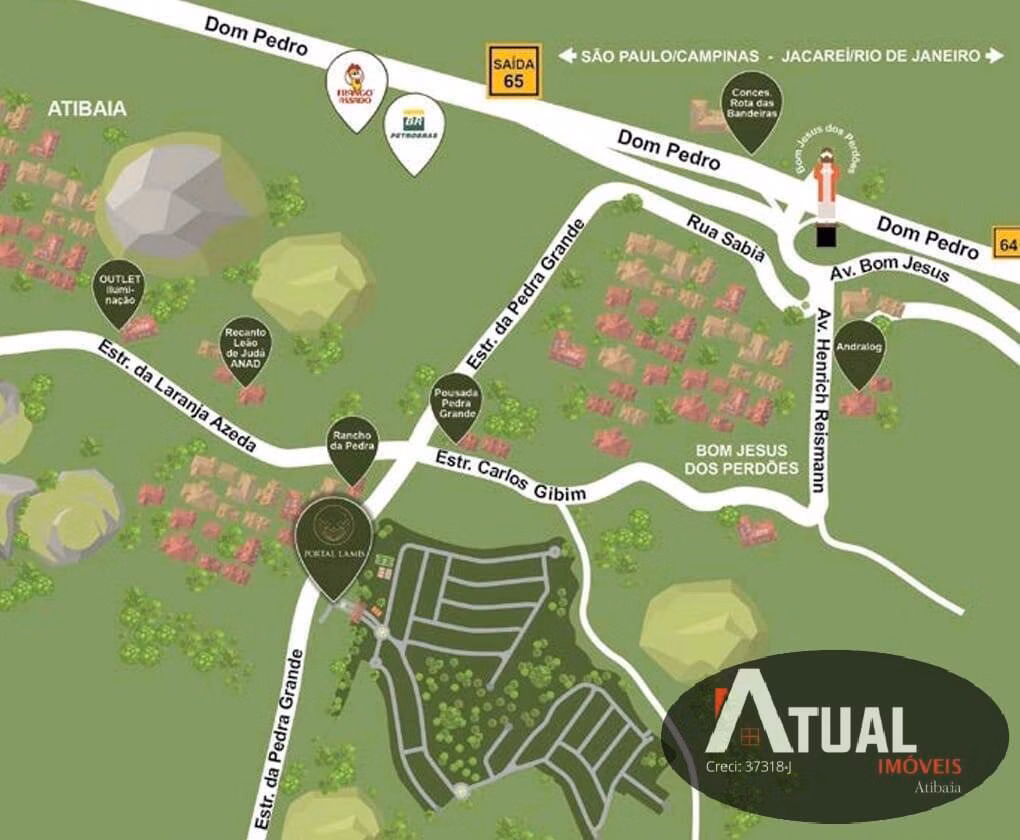 Terreno de 300 m² em Atibaia, SP