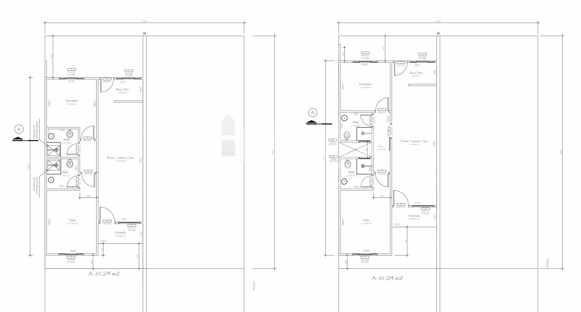Casa de 61 m² em Brusque, SC