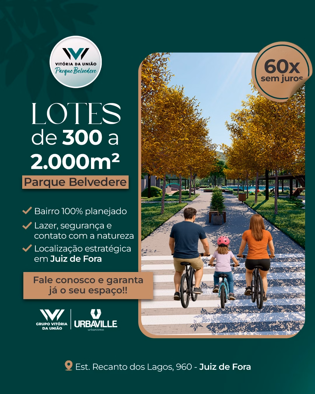 Plot of 300 m² in Juiz de Fora, MG, Brazil