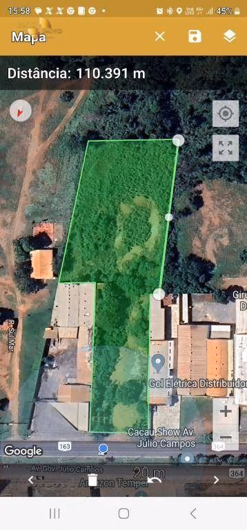 Terreno de 1 ha em Várzea Grande, MT