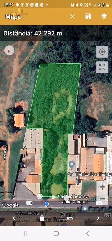 Terreno de 1 ha em Várzea Grande, MT