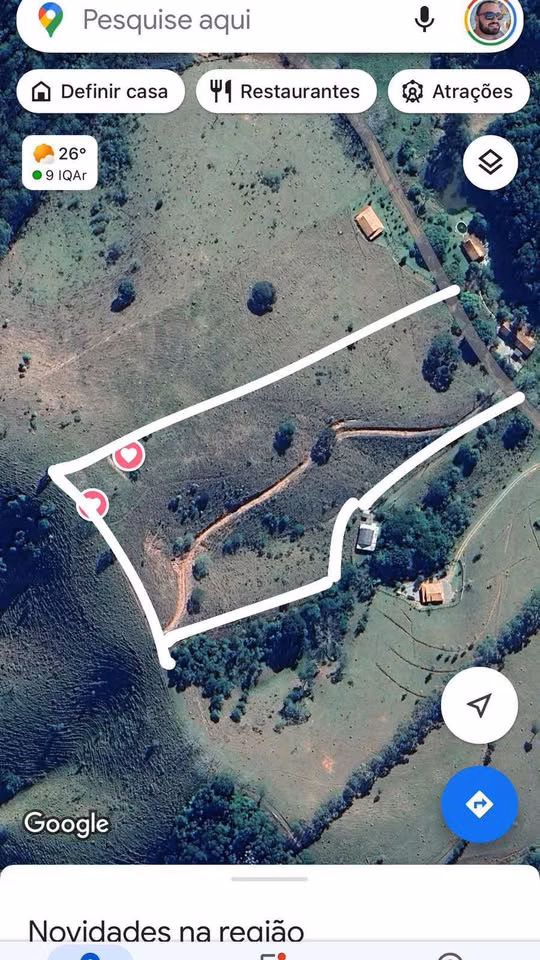 Terreno de 3 ha em Paraibuna, SP