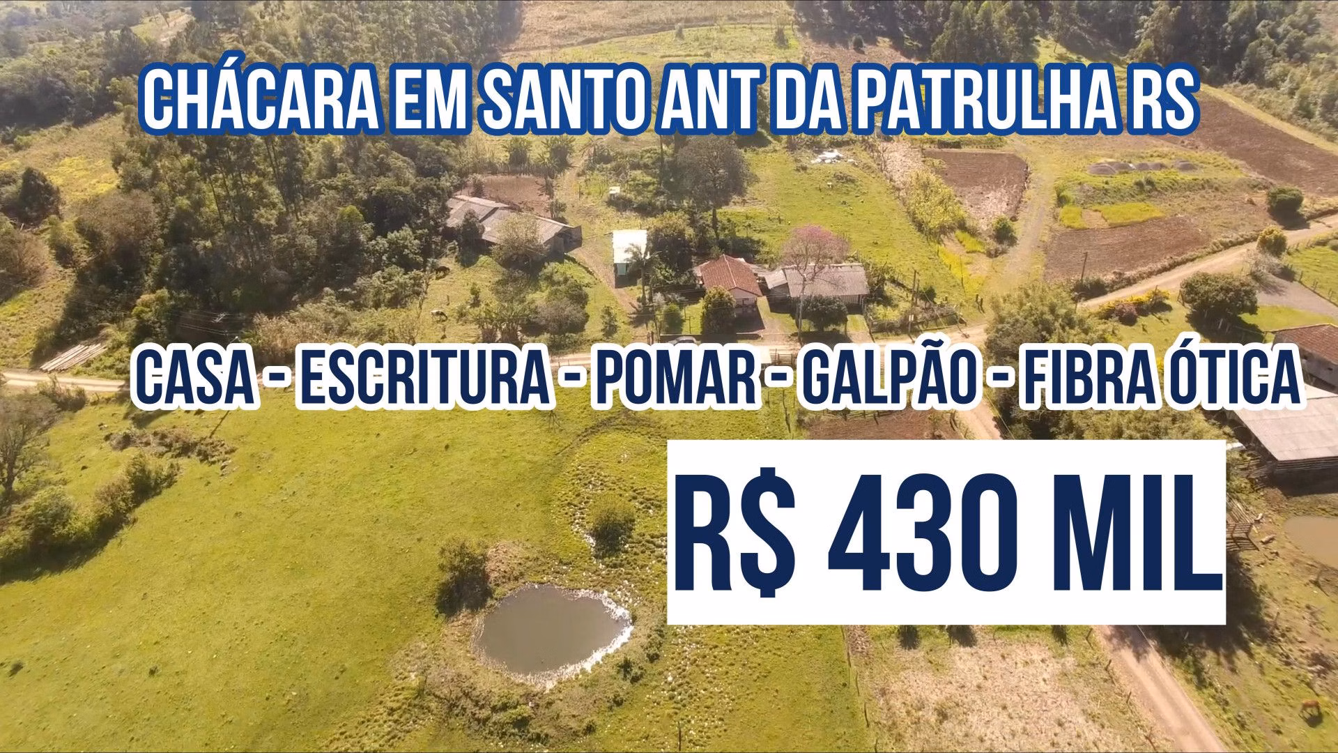 Chácara de 6 ha em Santo Antônio da Patrulha, RS