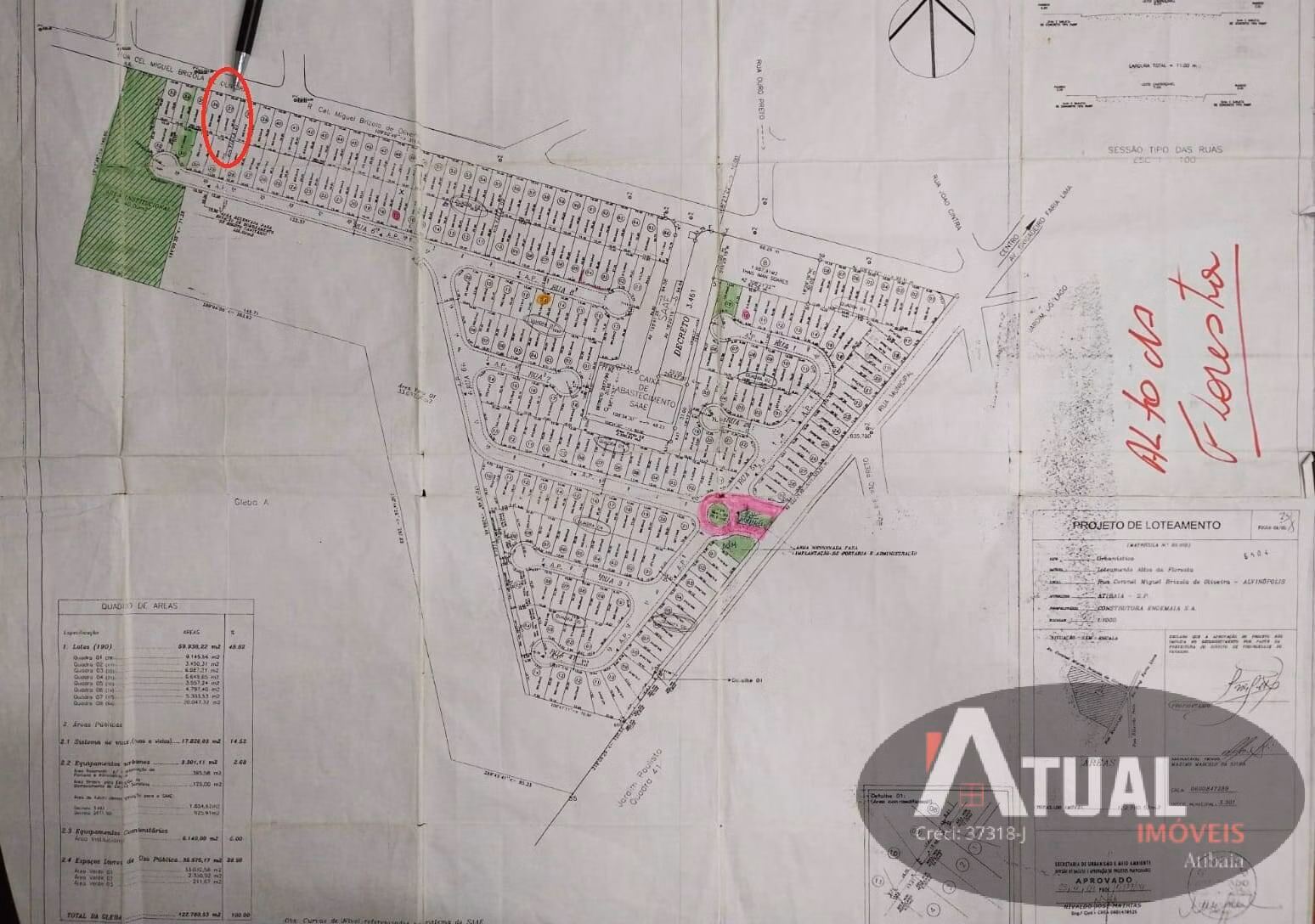 Plot of 300 m² in Atibaia, SP, Brazil
