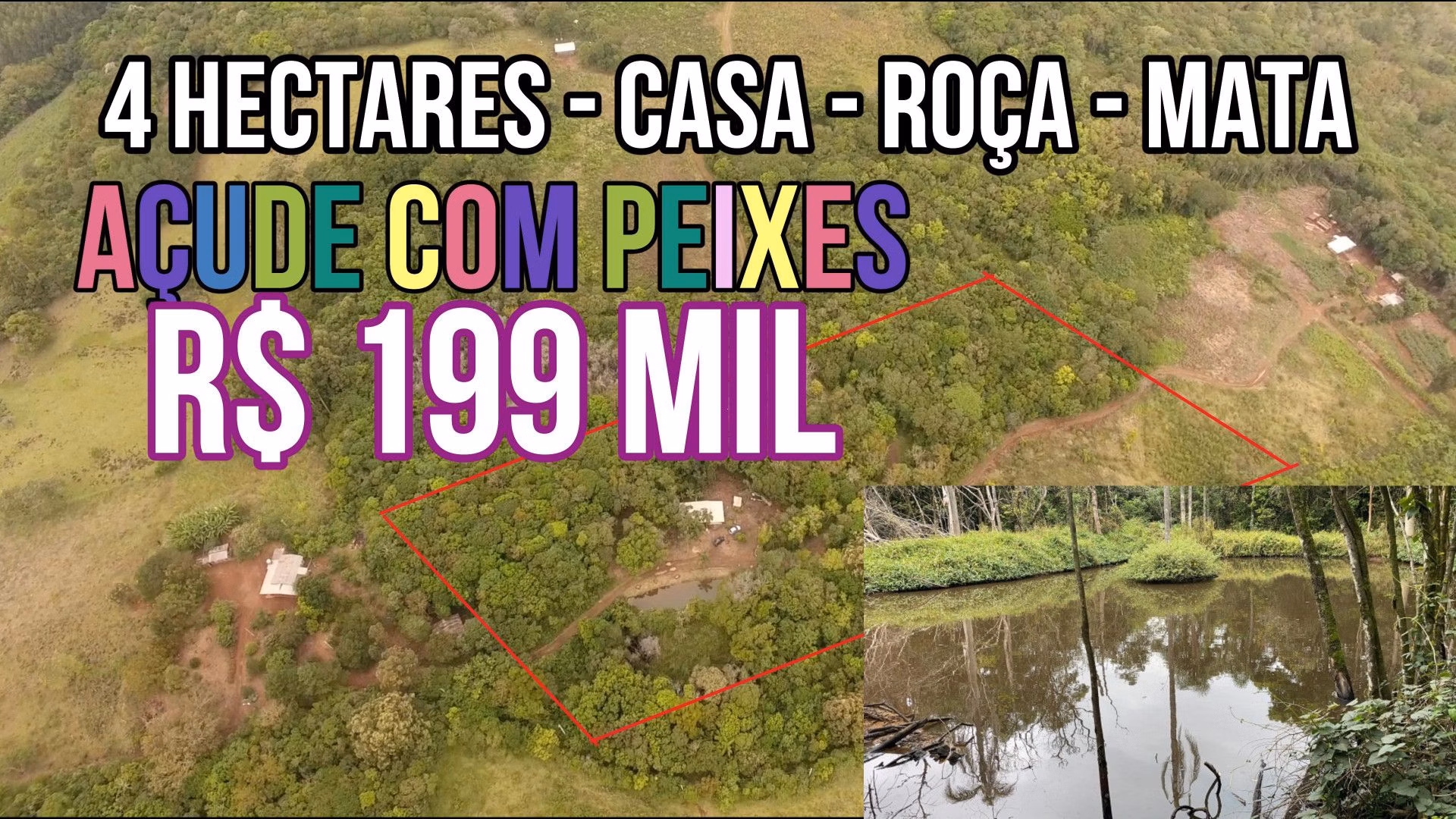 Chácara de 4 ha em Rolante, RS