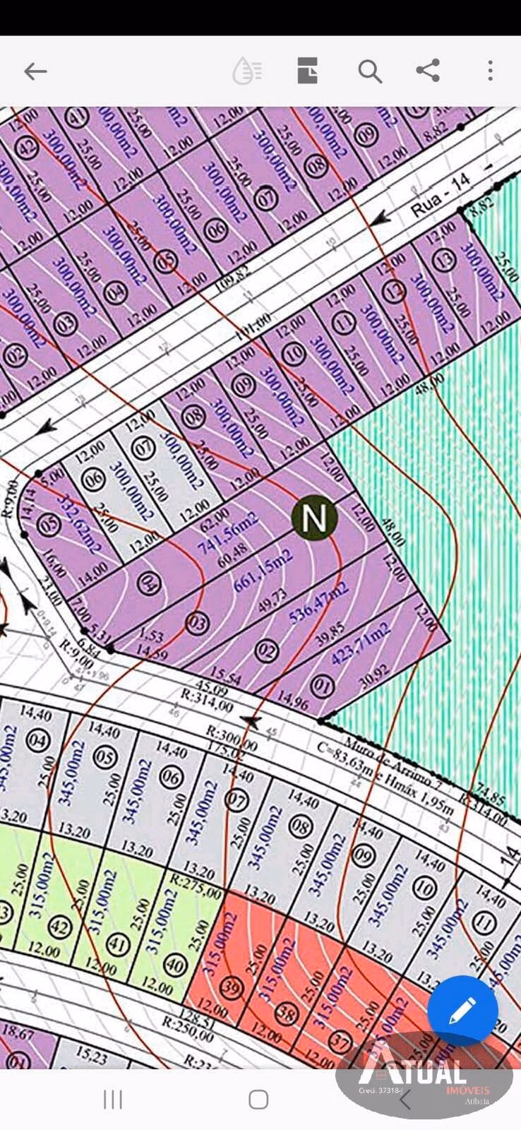 Terreno de 741 m² em Atibaia, SP