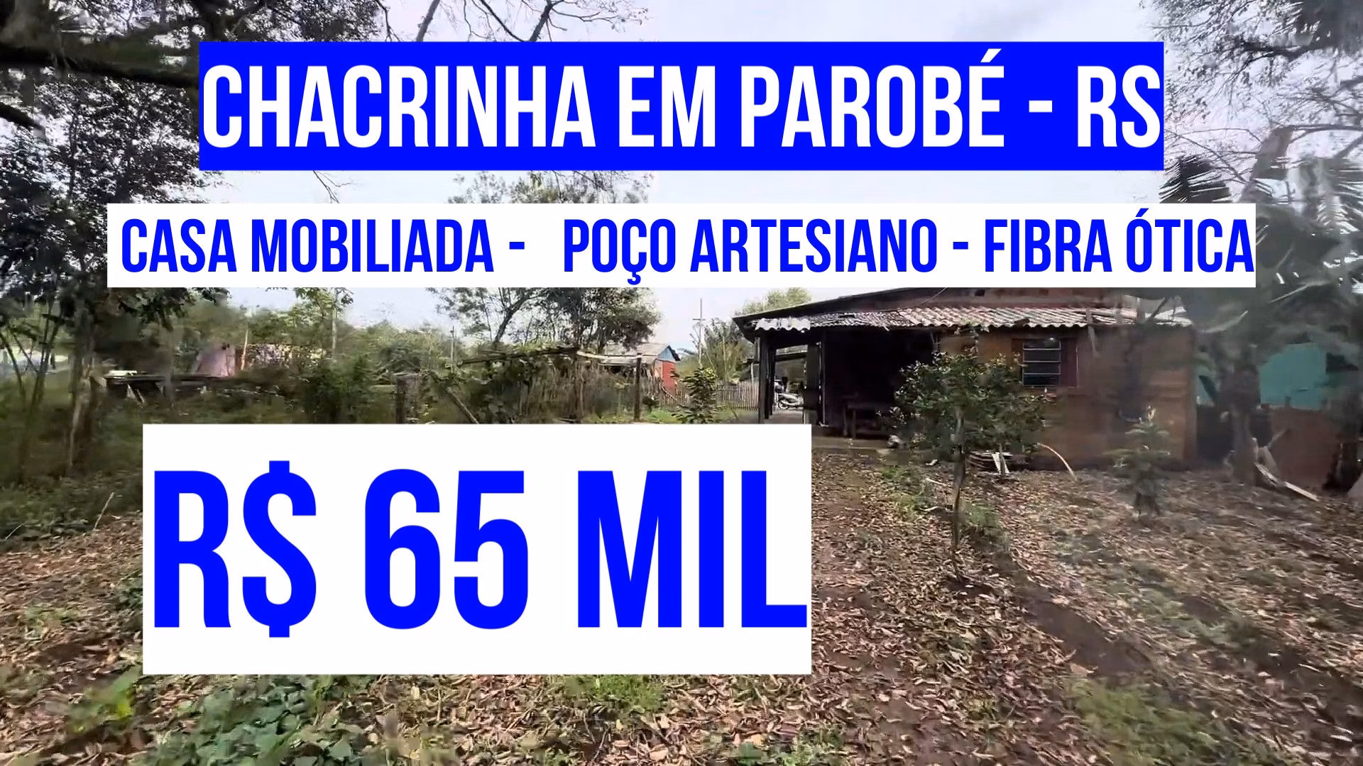 Chácara de 1.500 m² em Parobé, RS