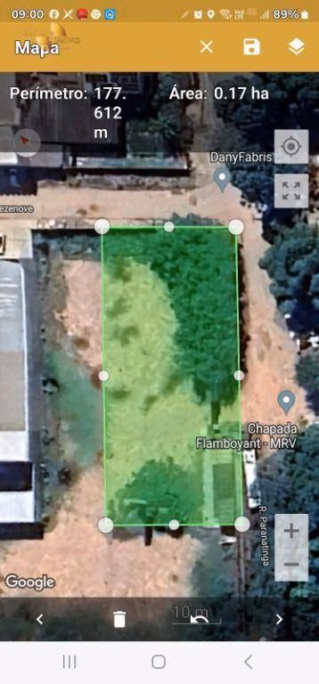 Terreno de 1.700 m² em Cuiabá, MT
