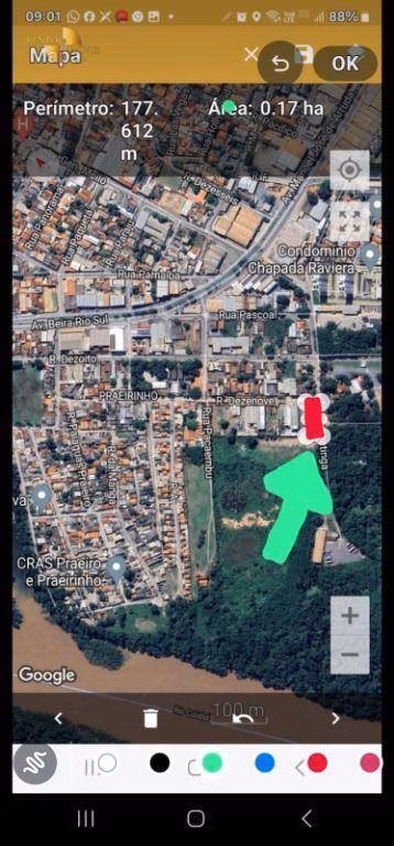 Terreno de 1.700 m² em Cuiabá, MT