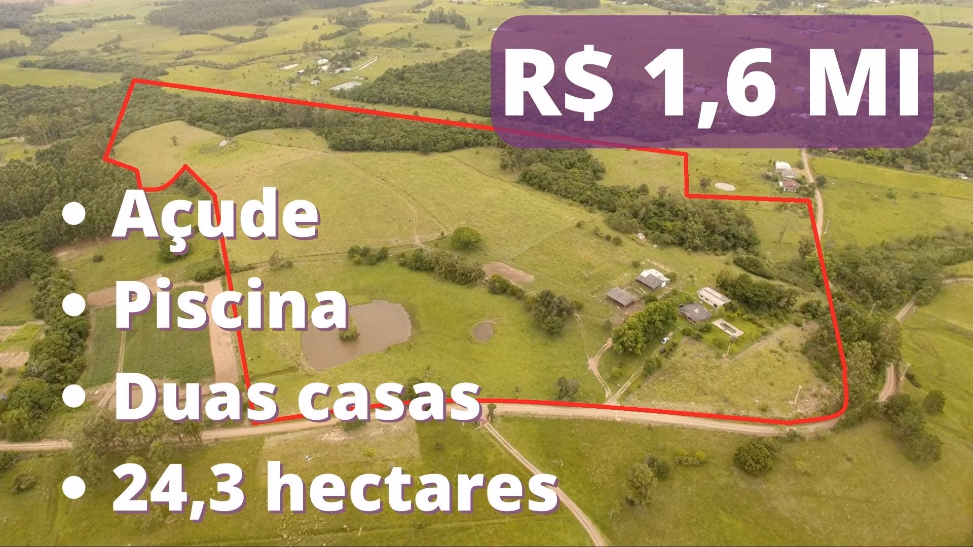 Sítio de 24 ha em Glorinha, RS